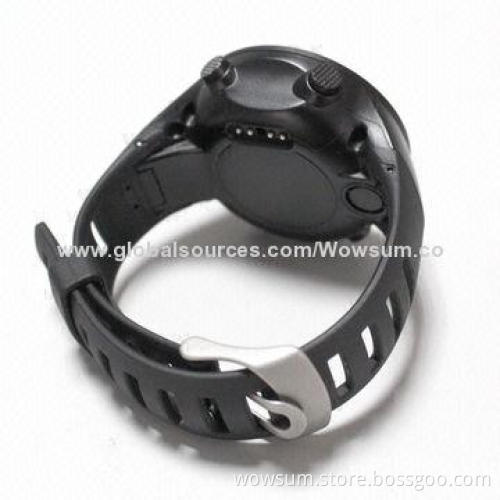 GPS watch tracker with Bluetooth heart rate monitor 3D pedometer and compass